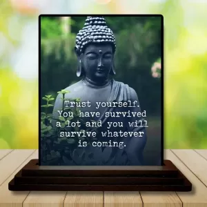 Car Dashboard Gautama Buddha Wooden Photo Stand 3x4 Inches, Compact & Stylish Spiritual Display For Car, Home & Office (Pack Of 1) (F48820) Car Dashboard Gautama Buddha Wooden Photo Stand 3x4 Inches, Compact & Stylish Spiritual Display For Car, Home & Office (Pack Of 1) (F48820)