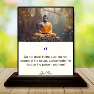 Car Dashboard Gautama Buddha Wooden Photo Stand 3x4 Inches, Compact & Stylish Spiritual Display For Car, Home & Office (Pack Of 1) (F48822) Car Dashboard Gautama Buddha Wooden Photo Stand 3x4 Inches, Compact & Stylish Spiritual Display For Car, Home & Office (Pack Of 1) (F48822)