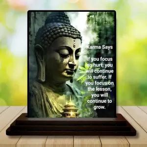 Car Dashboard Gautama Buddha Wooden Photo Stand 3x4 Inches, Compact & Stylish Spiritual Display For Car, Home & Office (Pack Of 1) (F48824) Car Dashboard Gautama Buddha Wooden Photo Stand 3x4 Inches, Compact & Stylish Spiritual Display For Car, Home & Office (Pack Of 1) (F48824)