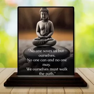 Car Dashboard Gautama Buddha Wooden Photo Stand 3x4 Inches, Compact & Stylish Spiritual Display For Car, Home & Office (Pack Of 1) (F48825) Car Dashboard Gautama Buddha Wooden Photo Stand 3x4 Inches, Compact & Stylish Spiritual Display For Car, Home & Office (Pack Of 1) (F48825)