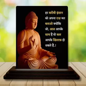 Car Dashboard Gautama Buddha Wooden Photo Stand 3x4 Inches, Compact & Stylish Spiritual Display For Car, Home & Office (Pack Of 1) (F48828) Car Dashboard Gautama Buddha Wooden Photo Stand 3x4 Inches, Compact & Stylish Spiritual Display For Car, Home & Office (Pack Of 1) (F48828)