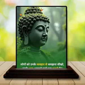 Car Dashboard Gautama Buddha Wooden Photo Stand 3x4 Inches, Compact & Stylish Spiritual Display For Car, Home & Office (Pack Of 1) (F48829) Car Dashboard Gautama Buddha Wooden Photo Stand 3x4 Inches, Compact & Stylish Spiritual Display For Car, Home & Office (Pack Of 1) (F48829)