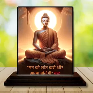 Car Dashboard Gautama Buddha Wooden Photo Stand 3x4 Inches, Compact & Stylish Spiritual Display For Car, Home & Office (Pack Of 1) (F48832) Car Dashboard Gautama Buddha Wooden Photo Stand 3x4 Inches, Compact & Stylish Spiritual Display For Car, Home & Office (Pack Of 1) (F48832)