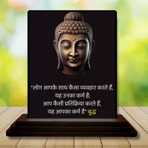 Car Dashboard Gautama Buddha Wooden Photo Stand 3x4 Inches, Compact & Stylish Spiritual Display For Car, Home & Office (Pack Of 1) (F48833) Car Dashboard Gautama Buddha Wooden Photo Stand 3x4 Inches, Compact & Stylish Spiritual Display For Car, Home & Office (Pack Of 1) (F48833)