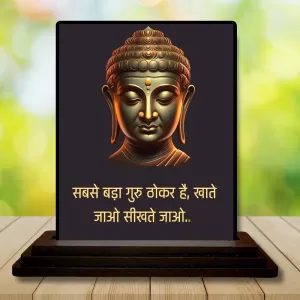 Car Dashboard Gautama Buddha Wooden Photo Stand 3x4 Inches, Compact & Stylish Spiritual Display For Car, Home & Office (Pack Of 1) (F48838) Car Dashboard Gautama Buddha Wooden Photo Stand 3x4 Inches, Compact & Stylish Spiritual Display For Car, Home & Office (Pack Of 1) (F48838)