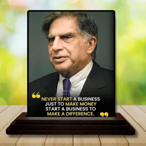Car Dashboard Shree Ratan Tata Wooden Photo Stand 3x4 Inches, Compact & Stylish Spiritual Display For Car, Home & Office (Pack Of 1) (F48844) Car Dashboard Shree Ratan Tata Wooden Photo Stand 3x4 Inches, Compact & Stylish Spiritual Display For Car, Home & Office (Pack Of 1) (F48844)