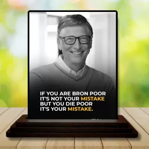 Car Dashboard Bill Gates Wooden Photo Stand 3x4 Inches, Compact & Stylish Spiritual Display For Car, Home & Office (Pack Of 1) (F48863) Car Dashboard Bill Gates Wooden Photo Stand 3x4 Inches, Compact & Stylish Spiritual Display For Car, Home & Office (Pack Of 1) (F48863)