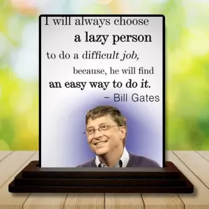 Car Dashboard Bill Gates Wooden Photo Stand 3x4 Inches, Compact & Stylish Spiritual Display For Car, Home & Office (Pack Of 1) (F48867) Car Dashboard Bill Gates Wooden Photo Stand 3x4 Inches, Compact & Stylish Spiritual Display For Car, Home & Office (Pack Of 1) (F48867)