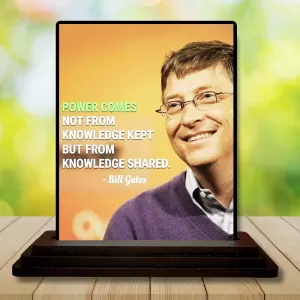 Car Dashboard Bill Gates Wooden Photo Stand 3x4 Inches, Compact & Stylish Spiritual Display For Car, Home & Office (Pack Of 1) (F48870) Car Dashboard Bill Gates Wooden Photo Stand 3x4 Inches, Compact & Stylish Spiritual Display For Car, Home & Office (Pack Of 1) (F48870)