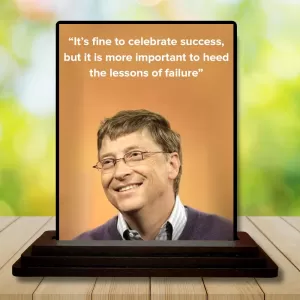Car Dashboard Bill Gates Wooden Photo Stand 3x4 Inches, Compact & Stylish Spiritual Display For Car, Home & Office (Pack Of 1) (F48871) Car Dashboard Bill Gates Wooden Photo Stand 3x4 Inches, Compact & Stylish Spiritual Display For Car, Home & Office (Pack Of 1) (F48871)