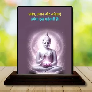 Car Dashboard Gautama Buddha Wooden Photo Stand 3x4 Inches, Compact & Stylish Spiritual Display For Car, Home & Office (Pack Of 1) (F48872) Car Dashboard Gautama Buddha Wooden Photo Stand 3x4 Inches, Compact & Stylish Spiritual Display For Car, Home & Office (Pack Of 1) (F48872)