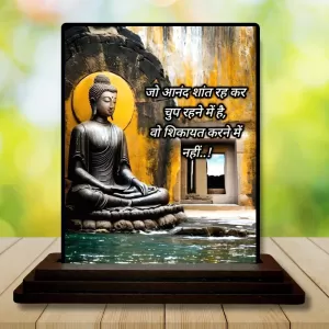 Car Dashboard Gautama Buddha Wooden Photo Stand 3x4 Inches, Compact & Stylish Spiritual Display For Car, Home & Office (Pack Of 1) (F48877) Car Dashboard Gautama Buddha Wooden Photo Stand 3x4 Inches, Compact & Stylish Spiritual Display For Car, Home & Office (Pack Of 1) (F48877)