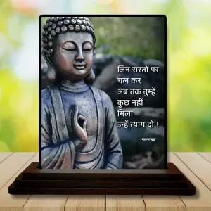 Car Dashboard Gautama Buddha Wooden Photo Stand 3x4 Inches, Compact & Stylish Spiritual Display For Car, Home & Office (Pack Of 1) (F48884) Car Dashboard Gautama Buddha Wooden Photo Stand 3x4 Inches, Compact & Stylish Spiritual Display For Car, Home & Office (Pack Of 1) (F48884)
