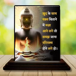 Car Dashboard Gautama Buddha Wooden Photo Stand 3x4 Inches, Compact & Stylish Spiritual Display For Car, Home & Office (Pack Of 1) (F48885) Car Dashboard Gautama Buddha Wooden Photo Stand 3x4 Inches, Compact & Stylish Spiritual Display For Car, Home & Office (Pack Of 1) (F48885)