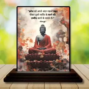 Car Dashboard Gautama Buddha Wooden Photo Stand 3x4 Inches, Compact & Stylish Spiritual Display For Car, Home & Office (Pack Of 1) (F48895) Car Dashboard Gautama Buddha Wooden Photo Stand 3x4 Inches, Compact & Stylish Spiritual Display For Car, Home & Office (Pack Of 1) (F48895)