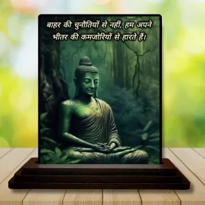Car Dashboard Gautama Buddha Wooden Photo Stand 3x4 Inches, Compact & Stylish Spiritual Display For Car, Home & Office (Pack Of 1) (F48900) Car Dashboard Gautama Buddha Wooden Photo Stand 3x4 Inches, Compact & Stylish Spiritual Display For Car, Home & Office (Pack Of 1) (F48900)
