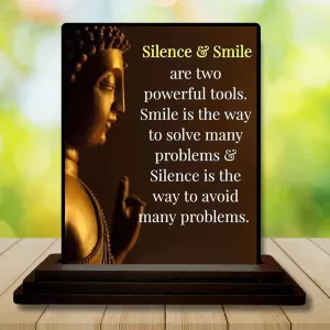 Car Dashboard Gautama Buddha Wooden Photo Stand 3x4 Inches, Compact & Stylish Spiritual Display For Car, Home & Office (Pack Of 1) (F48903) Car Dashboard Gautama Buddha Wooden Photo Stand 3x4 Inches, Compact & Stylish Spiritual Display For Car, Home & Office (Pack Of 1) (F48903)
