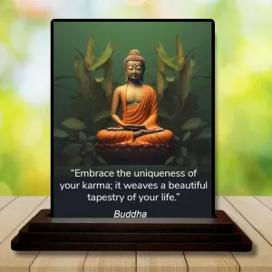 Car Dashboard Gautama Buddha Wooden Photo Stand 3x4 Inches, Compact & Stylish Spiritual Display For Car, Home & Office (Pack Of 1) (F48911) Car Dashboard Gautama Buddha Wooden Photo Stand 3x4 Inches, Compact & Stylish Spiritual Display For Car, Home & Office (Pack Of 1) (F48911)