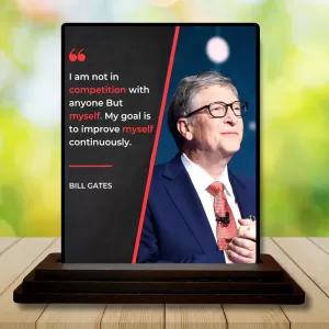 Car Dashboard Bill Gates Wooden Photo Stand 3x4 Inches, Compact & Stylish Spiritual Display For Car, Home & Office (Pack Of 1) (F48914) Car Dashboard Bill Gates Wooden Photo Stand 3x4 Inches, Compact & Stylish Spiritual Display For Car, Home & Office (Pack Of 1) (F48914)