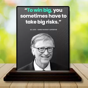 Car Dashboard Bill Gates Wooden Photo Stand 3x4 Inches, Compact & Stylish Spiritual Display For Car, Home & Office (Pack Of 1) (F48916) Car Dashboard Bill Gates Wooden Photo Stand 3x4 Inches, Compact & Stylish Spiritual Display For Car, Home & Office (Pack Of 1) (F48916)