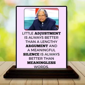 Car Dashboard Abdul Kalam Wooden Photo Stand 3x4 Inches, Compact & Stylish Spiritual Display For Car, Home & Office (Pack Of 1) (F48931) Car Dashboard Abdul Kalam Wooden Photo Stand 3x4 Inches, Compact & Stylish Spiritual Display For Car, Home & Office (Pack Of 1) (F48931)