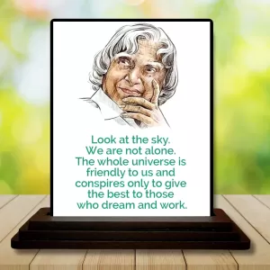 Car Dashboard A P J Abdul Kalam Wooden Photo Stand 3x4 Inches, Compact & Stylish Spiritual Display For Car, Home & Office (Pack Of 1) (F48932) Car Dashboard A P J Abdul Kalam Wooden Photo Stand 3x4 Inches, Compact & Stylish Spiritual Display For Car, Home & Office (Pack Of 1) (F48932)