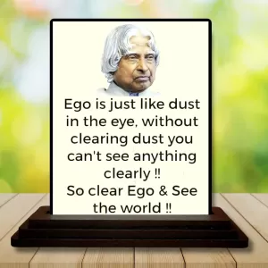 Car Dashboard Abdul Kalam Wooden Photo Stand 3x4 Inches, Compact & Stylish Spiritual Display For Car, Home & Office (Pack Of 1) (F48953) Car Dashboard Abdul Kalam Wooden Photo Stand 3x4 Inches, Compact & Stylish Spiritual Display For Car, Home & Office (Pack Of 1) (F48953)