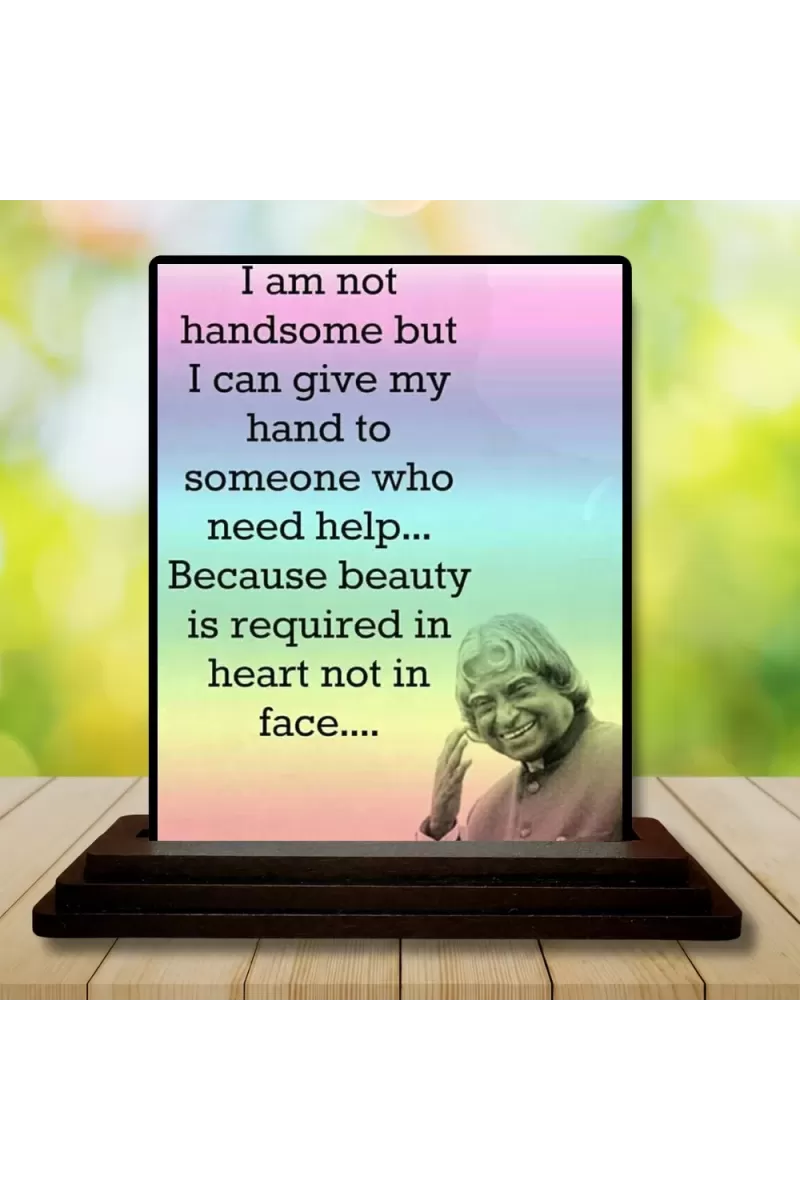 Car Dashboard Betty White Wooden Photo Stand  3x4 Inches, Compact & Stylish Spiritual Display For Car, Home & Office (Pack Of 1) (F48956)