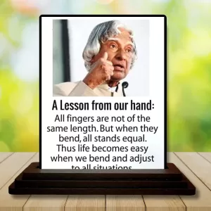 Car Dashboard Abdul Kalam Wooden Photo Stand 3x4 Inches, Compact & Stylish Spiritual Display For Car, Home & Office (Pack Of 1) (F48959) Car Dashboard Abdul Kalam Wooden Photo Stand 3x4 Inches, Compact & Stylish Spiritual Display For Car, Home & Office (Pack Of 1) (F48959)