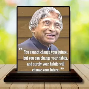 Car Dashboard Abdul Kalam Wooden Photo Stand 3x4 Inches, Compact & Stylish Spiritual Display For Car, Home & Office (Pack Of 1) (F48961) Car Dashboard Abdul Kalam Wooden Photo Stand 3x4 Inches, Compact & Stylish Spiritual Display For Car, Home & Office (Pack Of 1) (F48961)