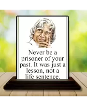 Car Dashboard Abdul Kalam Wooden Photo Stand  3x4 Inches, Compact & Stylish Spiritual Display For Car, Home & Office (Pack Of 1) (F48962)