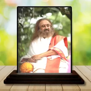 Car Dashboard Shri Shri Ravi Shankar Wooden Photo Stand 3x4 Inches, Compact & Stylish Spiritual Display For Car, Home & Office (Pack Of 1) (F48964) Car Dashboard Shri Shri Ravi Shankar Wooden Photo Stand 3x4 Inches, Compact & Stylish Spiritual Display For Car, Home & Office (Pack Of 1) (F48964)