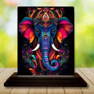 Car Dashboard Ganesha Wooden Photo Stand 3x4 Inches, Compact & Stylish Spiritual Display For Car, Home & Office (Pack Of 1) (F48973) Car Dashboard Ganesha Wooden Photo Stand 3x4 Inches, Compact & Stylish Spiritual Display For Car, Home & Office (Pack Of 1) (F48973)