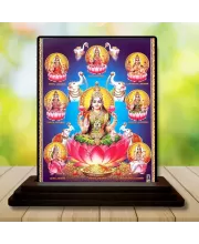 Car Dashboard Dhanya Lord Ganesha Wooden Photo Stand  3x4 Inches, Compact & Stylish Spiritual Display For Car, Home & Office (Pack Of 1) (F48975)