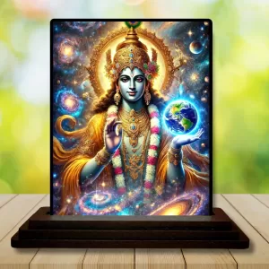 Car Dashboard Krishna Wooden Photo Stand 3x4 Inches, Compact & Stylish Spiritual Display For Car, Home & Office (Pack Of 1) (F48980) Car Dashboard Krishna Wooden Photo Stand 3x4 Inches, Compact & Stylish Spiritual Display For Car, Home & Office (Pack Of 1) (F48980)