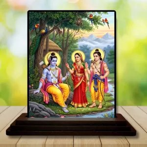 Car Dashboard Shree Krishna Wooden Photo Stand 3x4 Inches, Compact & Stylish Spiritual Display For Car, Home & Office (Pack Of 1) (F48990) Car Dashboard Shree Krishna Wooden Photo Stand 3x4 Inches, Compact & Stylish Spiritual Display For Car, Home & Office (Pack Of 1) (F48990)