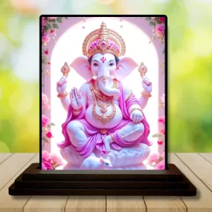 Car Dashboard Ganesha Wooden Photo Stand 3x4 Inches, Compact & Stylish Spiritual Display For Car, Home & Office (Pack Of 1) (F49003) Car Dashboard Ganesha Wooden Photo Stand 3x4 Inches, Compact & Stylish Spiritual Display For Car, Home & Office (Pack Of 1) (F49003)