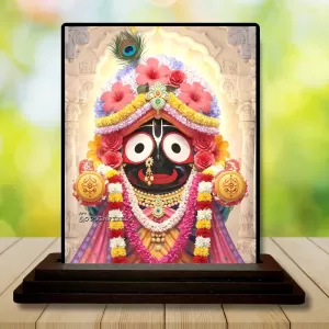 Car Dashboard Lord Jagannatha Wooden Photo Stand 3x4 Inches, Compact & Stylish Spiritual Display For Car, Home & Office (Pack Of 1) (F49006) Car Dashboard Lord Jagannatha Wooden Photo Stand 3x4 Inches, Compact & Stylish Spiritual Display For Car, Home & Office (Pack Of 1) (F49006)
