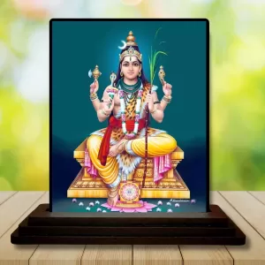 Car Dashboard Lord Brahma Wooden Photo Stand 3x4 Inches, Compact & Stylish Spiritual Display For Car, Home & Office (Pack Of 1) (F49007) Car Dashboard Lord Brahma Wooden Photo Stand 3x4 Inches, Compact & Stylish Spiritual Display For Car, Home & Office (Pack Of 1) (F49007)