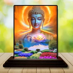Car Dashboard Gautama Buddha Wooden Photo Stand 3x4 Inches, Compact & Stylish Spiritual Display For Car, Home & Office (Pack Of 1) (F49027) Car Dashboard Gautama Buddha Wooden Photo Stand 3x4 Inches, Compact & Stylish Spiritual Display For Car, Home & Office (Pack Of 1) (F49027)