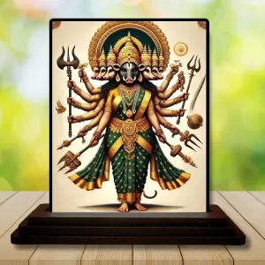 Car Dashboard Maha Varahi Anman Wooden Photo Stand 3x4 Inches, Compact & Stylish Spiritual Display For Car, Home & Office (Pack Of 1) (F49039) Car Dashboard Maha Varahi Anman Wooden Photo Stand 3x4 Inches, Compact & Stylish Spiritual Display For Car, Home & Office (Pack Of 1) (F49039)