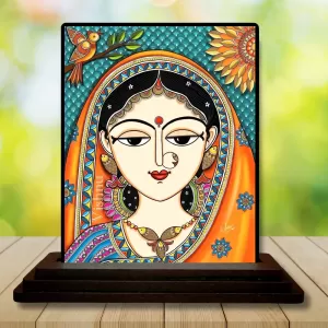 Car Dashboard Goddess Durga Wooden Photo Stand 3x4 Inches, Compact & Stylish Spiritual Display For Car, Home & Office (Pack Of 1) (F49065) Car Dashboard Goddess Durga Wooden Photo Stand 3x4 Inches, Compact & Stylish Spiritual Display For Car, Home & Office (Pack Of 1) (F49065)