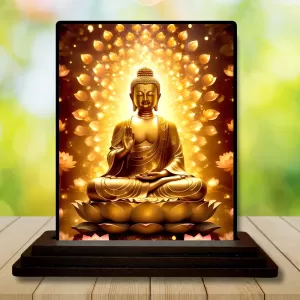 Car Dashboard Gautama Buddha Wooden Photo Stand 3x4 Inches, Compact & Stylish Spiritual Display For Car, Home & Office (Pack Of 1) (F49068) Car Dashboard Gautama Buddha Wooden Photo Stand 3x4 Inches, Compact & Stylish Spiritual Display For Car, Home & Office (Pack Of 1) (F49068)