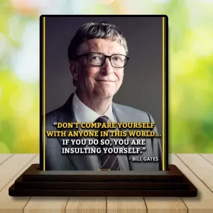 Car Dashboard Bill Gates Wooden Photo Stand 3x4 Inches, Compact & Stylish Spiritual Display For Car, Home & Office (Pack Of 1) (F49075) Car Dashboard Bill Gates Wooden Photo Stand 3x4 Inches, Compact & Stylish Spiritual Display For Car, Home & Office (Pack Of 1) (F49075)