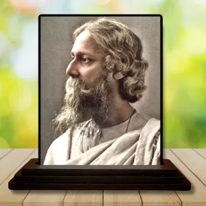 Car Dashboard Rabindranath Tagore Wooden Photo Stand 3x4 Inches, Compact & Stylish Spiritual Display For Car, Home & Office (Pack Of 1) (F49078) Car Dashboard Rabindranath Tagore Wooden Photo Stand 3x4 Inches, Compact & Stylish Spiritual Display For Car, Home & Office (Pack Of 1) (F49078)