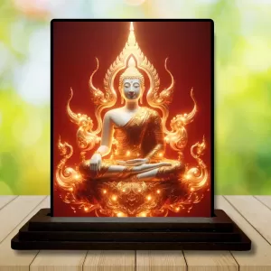 Car Dashboard Gautama Buddha Wooden Photo Stand 3x4 Inches, Compact & Stylish Spiritual Display For Car, Home & Office (Pack Of 1) (F49091) Car Dashboard Gautama Buddha Wooden Photo Stand 3x4 Inches, Compact & Stylish Spiritual Display For Car, Home & Office (Pack Of 1) (F49091)
