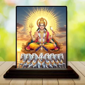Car Dashboard Lord Surya Wooden Photo Stand 3x4 Inches, Compact & Stylish Spiritual Display For Car, Home & Office (Pack Of 1) (F49097) Car Dashboard Lord Surya Wooden Photo Stand 3x4 Inches, Compact & Stylish Spiritual Display For Car, Home & Office (Pack Of 1) (F49097)