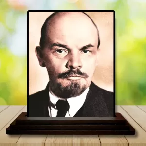 Car Dashboard Vladimir Lenin Wooden Photo Stand 3x4 Inches, Compact & Stylish Spiritual Display For Car, Home & Office (Pack Of 1) (F49104) Car Dashboard Vladimir Lenin Wooden Photo Stand 3x4 Inches, Compact & Stylish Spiritual Display For Car, Home & Office (Pack Of 1) (F49104)