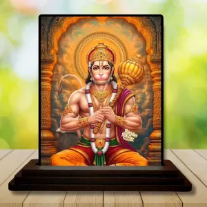 Car Dashboard Hanuman Wooden Photo Stand 3x4 Inches, Compact & Stylish Spiritual Display For Car, Home & Office (Pack Of 1) (F49106) Car Dashboard Hanuman Wooden Photo Stand 3x4 Inches, Compact & Stylish Spiritual Display For Car, Home & Office (Pack Of 1) (F49106)
