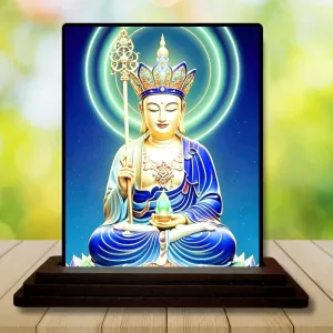 Car Dashboard Avalokiteshvara Wooden Photo Stand 3x4 Inches, Compact & Stylish Spiritual Display For Car, Home & Office (Pack Of 1) (F49114) Car Dashboard Avalokiteshvara Wooden Photo Stand 3x4 Inches, Compact & Stylish Spiritual Display For Car, Home & Office (Pack Of 1) (F49114)